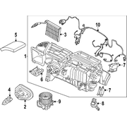 AIR CONDITIONING (A/C) Evaporator Core and Case <br>