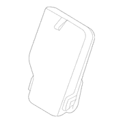 Seat Armrest <br>Armrest attached to the cover pad Base - Rear