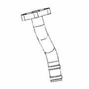 Lower Turbo Oil Tube Assembly for S60 14L DDEC VI