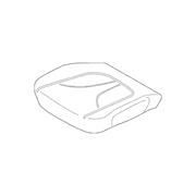 Seat Cover Cushion - Left, Front, Driver