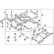 Bracket Spring Shackle SPRIN Leaf <br>Leaf - Left, Rear