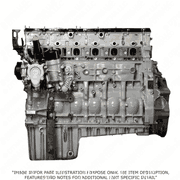 Detroit Diesel DD16 15.6L EPA10 Long Block Engine - Rear Sump, 473901/902, Early Models with 12 Lobe Camshaft