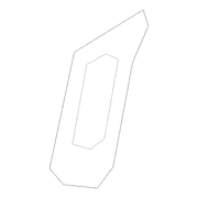Seat Frame Trim Panel Cover Folding Latch - Right, Rear
