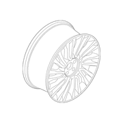 Wheel Rim 20 X 8 Cast Alum - Premium Paint, 20X8 Paint