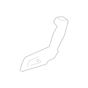 Cover Shield <br>Seat Trim Panel Pivot Seat Valance Sandstone - Right, Rear, Outer