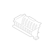 Floor Pan Reinforcement - Rear, Center (Convertible)