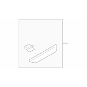 Interior Door Handle Trim Inside Escutcheon - Right, Rear (Cypress)