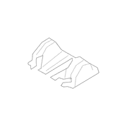 Shield Seat Track Cover - Right, Rear, Back