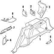Trim C Pillar - Right