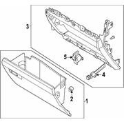 Glove Box Mat Support