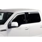 SuperCrew Chrome Front/Rear Window Air Deflectors 4pc Set