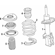 Spring - Left, Right, Front 2.0L