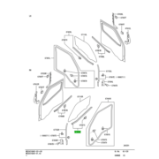 WEATHERSTRIP,FR DOOR BELT,INR RH 1