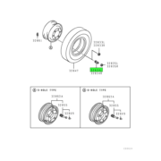 NUT,WHEEL,INR LH 1