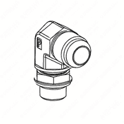 Dual Filter Elbow, M18 x 1.5 Male for S60 14L