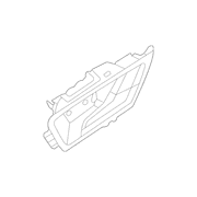 Interior Door Handle - Right, Rear, Inner