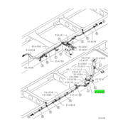 TUBE,FUEL RETURN LINE 3