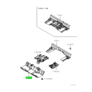 MAT,CAB FLOOR,LWR 1