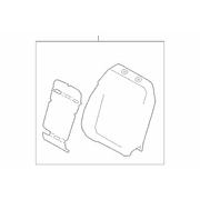 Seat Back Cushion Pad - Left, Front (XL, XLT)