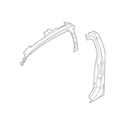 Body B-Pillar Roof Side Rail - Left, Inner
