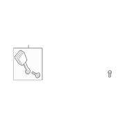 Seat Belt Receptacle - Right, Rear