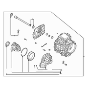 Axle housing Device connecting Drive Shaft to Shafts that allows for varied speeds of wheel rotation - Center