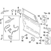 Latch - Left, Rear