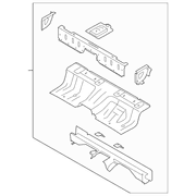 Floor Pan Side Reinforcement Extension - Rear, Center