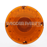 LIGHT- LED GLO BUS SIGNAL 7" AMBER RND