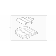 Seat Cushion Foam Pad Blower <br>Foam for - Front