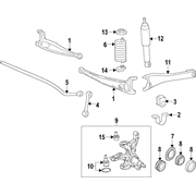Suspension Subframe Axle - Left, Front