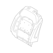 Seat Back Cushion Pad - Front