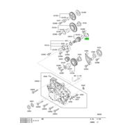 SHAFT,COOLING FAN GEAR 1