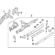Frame Side Member Fender Apron - Right, Front