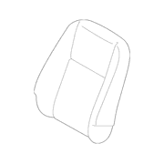 Seat Back Cushion Cover - Front, Passenger (Series 410V)