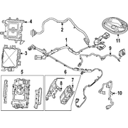 High Voltage Battery Charging Wire Harness - Front 3.0L