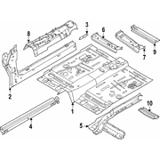 Reinforcement Floor Pan - Front