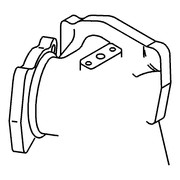 Engine Oil Supply Line Bracket