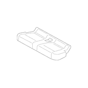 Seat Cover Cushion - Left, Rear