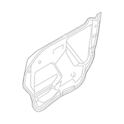 Door Water Deflector Splash Shield - Right, Front