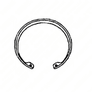 Snap Ring for Air Compressor Drive Bearing