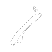 Body A-Pillar Trim Panel Windshield molding (DX)