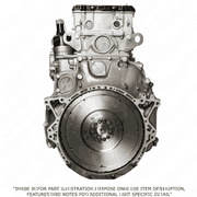 Warranty Long Block with Front Sump Oil Pan for DD16 HDEP