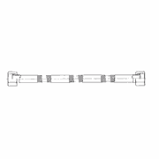 Stainless Steel Flex Oil Drain Tube, 50 DN, Alternator, S60