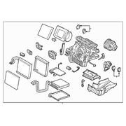 Hvac Unit Case Evaporator And Housing