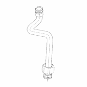 Turbo Oil Drain Tube for S60 14L DDEC V EPA04
