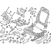 Seat Back Recliner Adjustment Handle <br>Handle used to adjust the recline angle of cover
