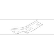 Floor Pan Heat Shield Deflector - Left