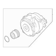 Alternator - 2.3L