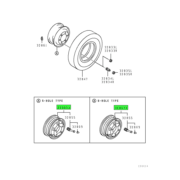 WHEEL ASSY,DISC 1